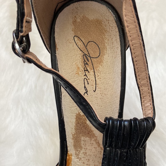 Sexy Jessica strappy high heeled shoes in size 6.5M - Picture 6 of 8